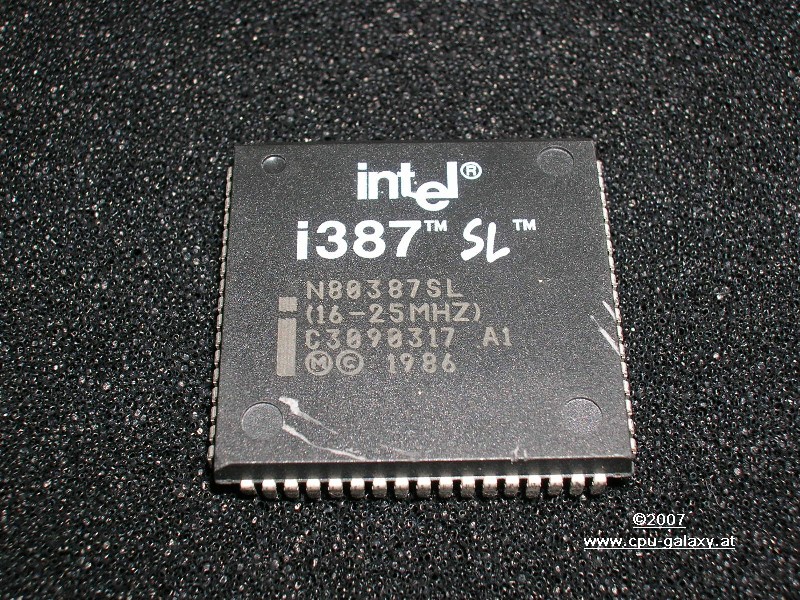 www.cpu-galaxy.at Vintage Chips Intel 80387 Section